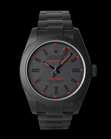 rolex milgauss bamford black nylon strap|Rolex Milgauss watchfinder.